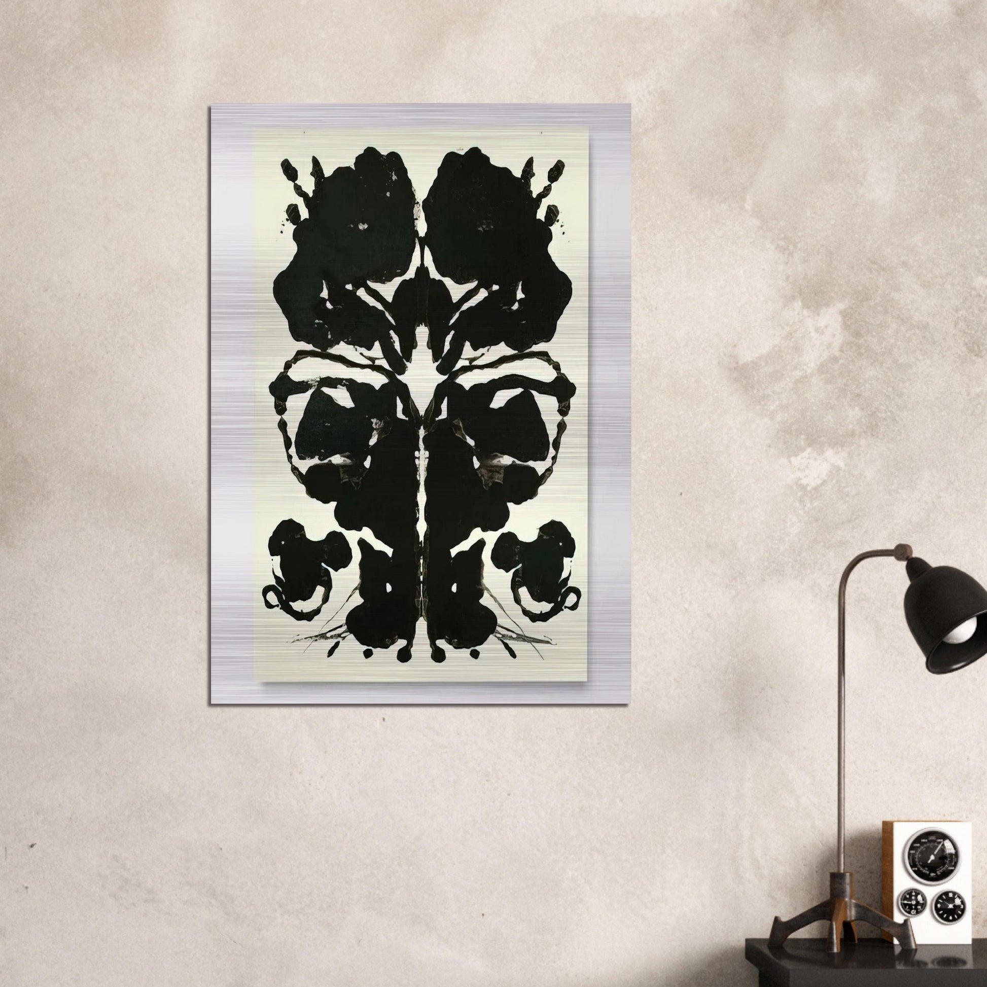 Rorschach - Andy Warhol Brushed Aluminum Print - 70x100 cm / 28x40 inches | Andy Warhol Aluminum Print | Andy Warhol Prints