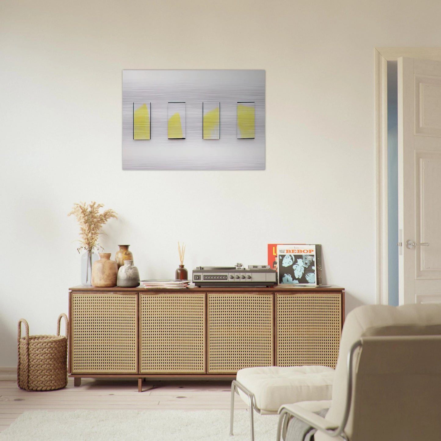 OHNE TITEL 1977 2 - BLINKY PALERMO Brushed Aluminum Print - 70x100 cm / 28x40 inches | BLINKY PALERMO Aluminum Print | BLINKY PALERMO Prints