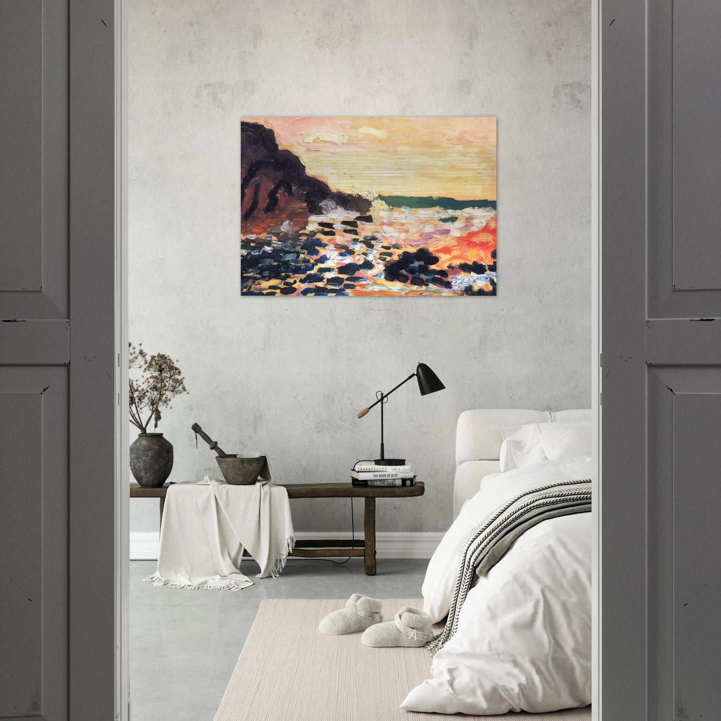 SEASCAPE 1906 - Henri Matisse Brushed Aluminum Print - 70x100 cm / 28x40 inches | Henri Matisse Aluminum Print | Henri Matisse Prints