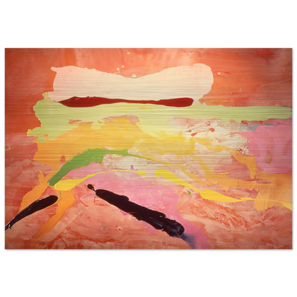 Untitled - 1969 - Ronnie Landfield Brushed Aluminum Print - 70x100 cm / 28x40 inches | Ronnie Landfield Aluminum Print | Ronnie Landfield Prints