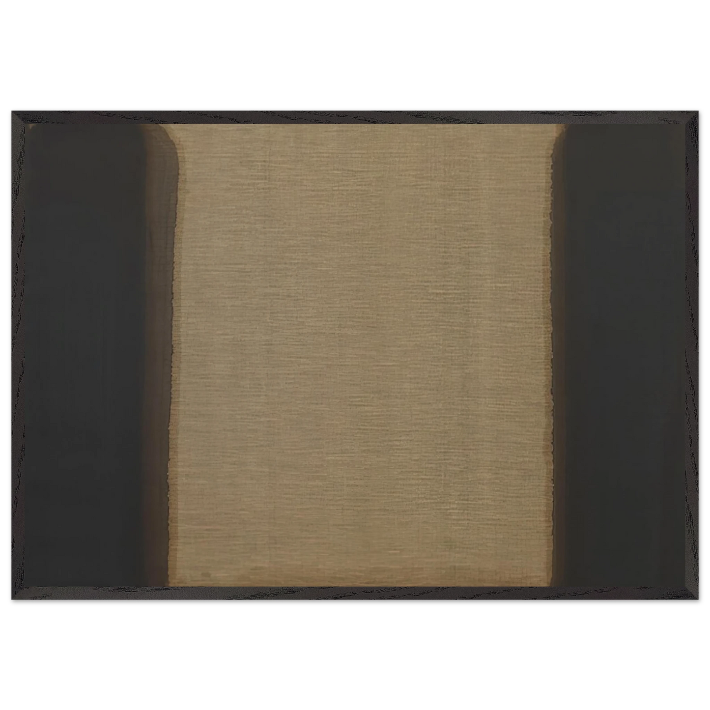 Umber Blue - 1978 - Yun Hyong-keun 70x100 cm / 28x40 inches Framed Art Print – Black Wooden Frame