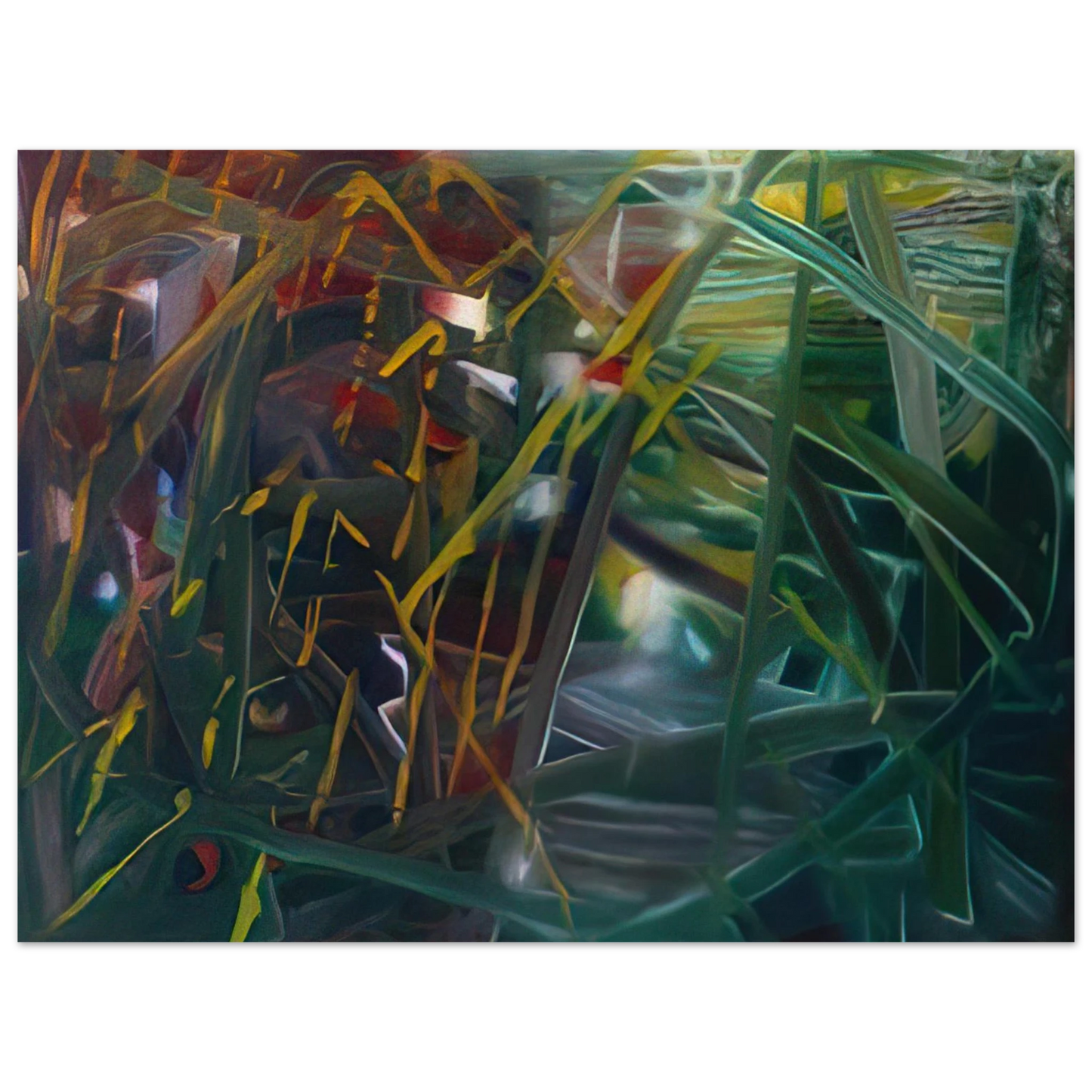 Gerhard Richter - ABSTRACT PAINTING NO 439  75x100 cm / 30x40inches Fine Art Poster