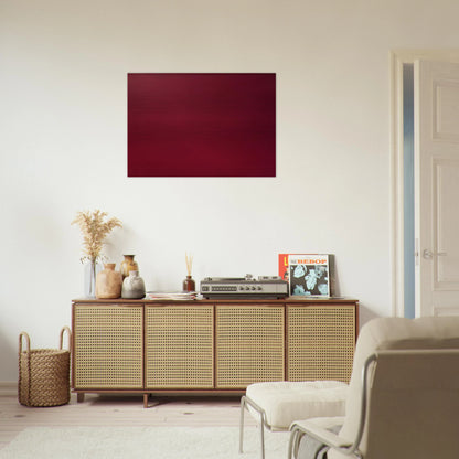 Microchromie 71, ZL Fushia - Fernand Leduc Brushed Aluminum Print - 70x100 cm / 28x40 inches | Fernand Leduc Aluminum Print | Fernand Leduc Prints