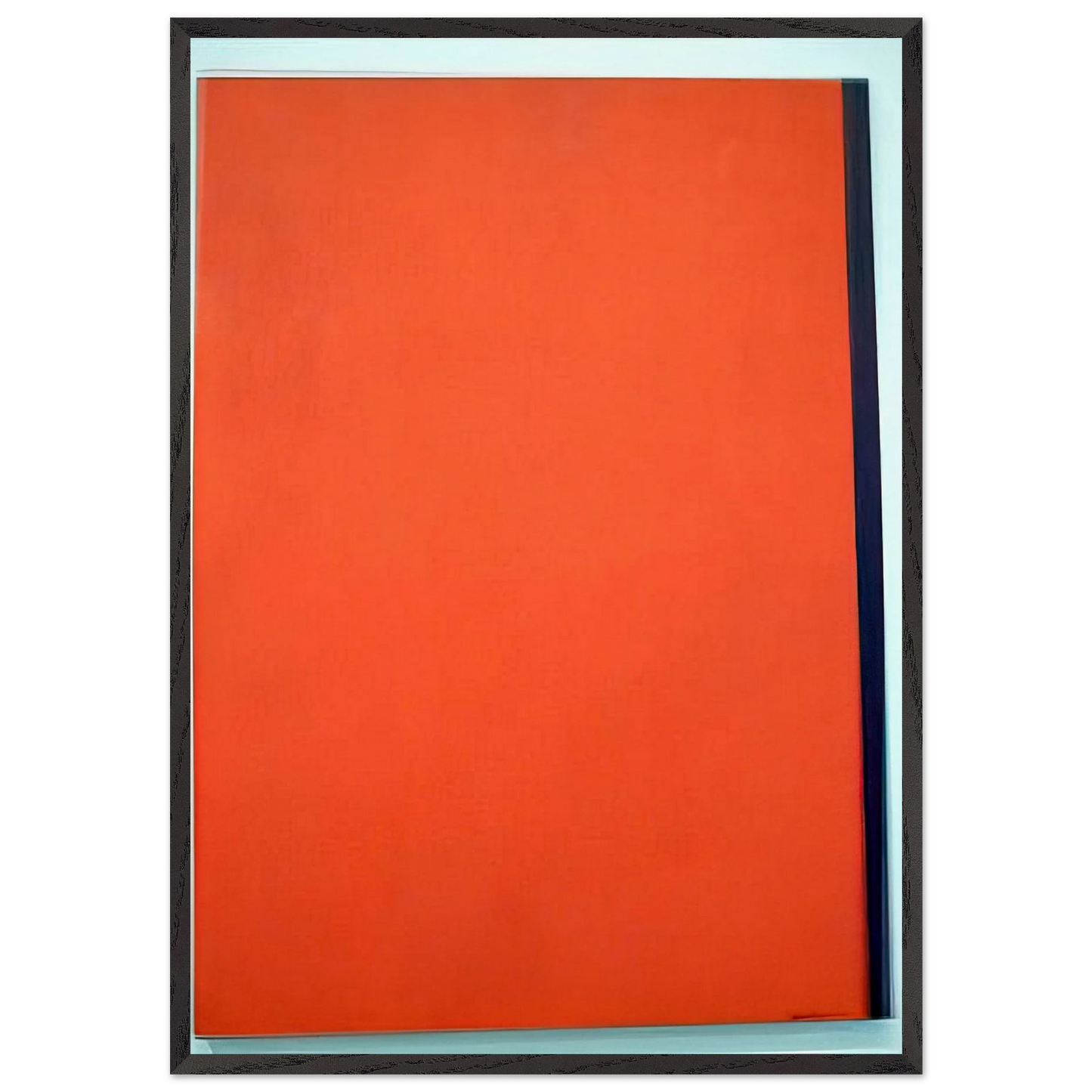 Eve - Barnett Newman 70x100 cm / 28x40 inches Framed Art Print – Black Wooden Frame