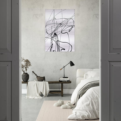 Untitled T1989-A3 - 1989 - Hans Hartung Brushed Aluminum Print - 70x100 cm / 28x40 inches | Hans Hartung Aluminum Print | Hans Hartung Prints