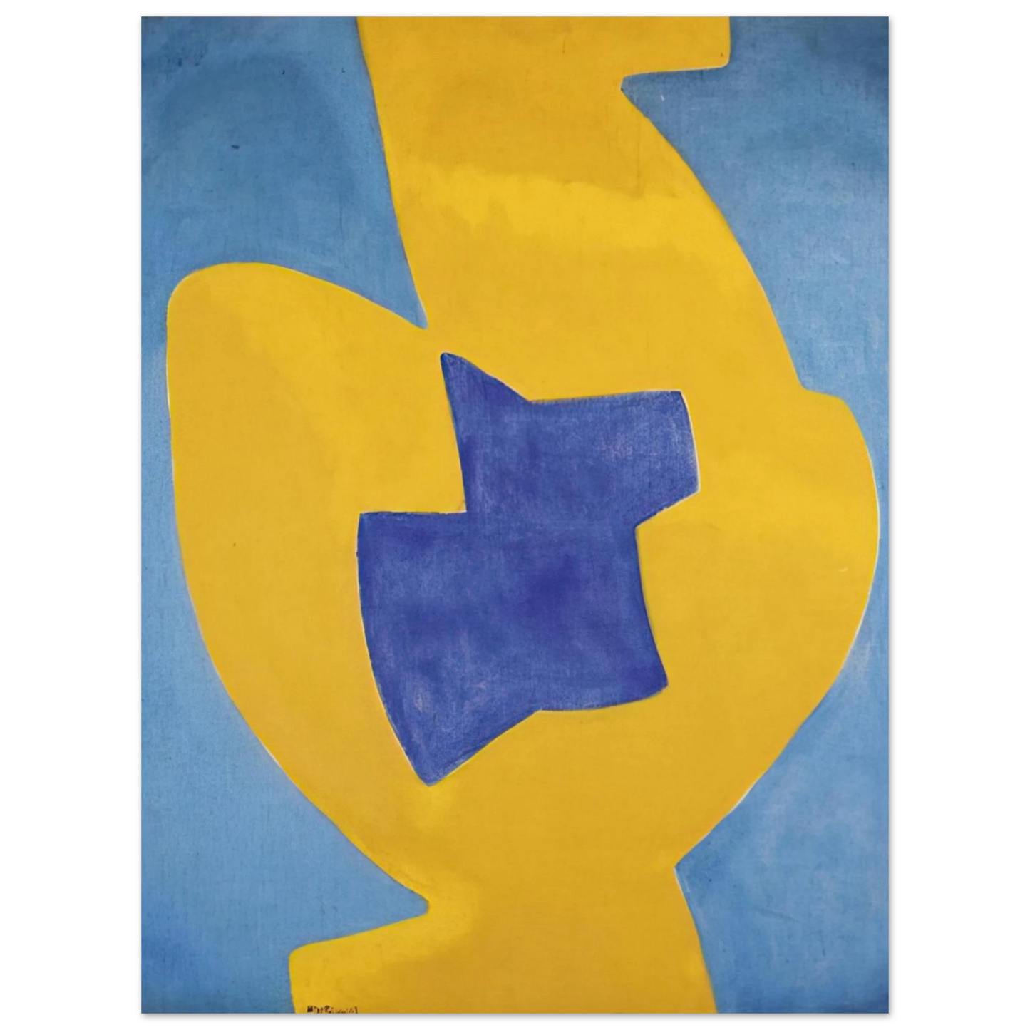 Serge Poliakoff - Composition abstraite - 1968  75x100 cm / 30x40inches Fine Art Poster