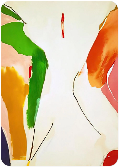 Living Edge - 1973 By Helen Frankenthaler Pack of 10 Post Cards | Helen Frankenthaler Post Cards | A6 (10.5 x 14.8 cm) - 4.1 x 5.8 inches