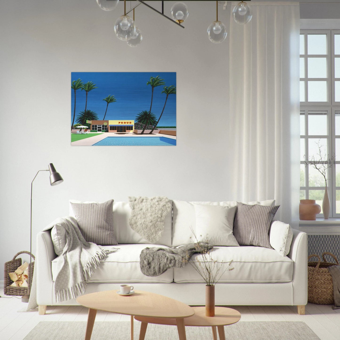 Proud Funk - Hiroshi Nagai Brushed Aluminum Print - 70x100 cm / 28x40 inches | Hiroshi Nagai Aluminum Print | Hiroshi Nagai Prints