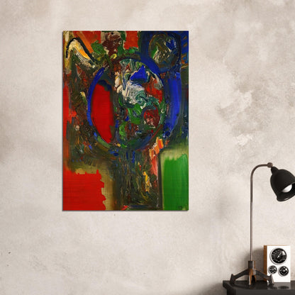 The Bouquet - Hans Hofmann Brushed Aluminum Print - 70x100 cm / 28x40 inches | Hans Hofmann Aluminum Print | Hans Hofmann Prints