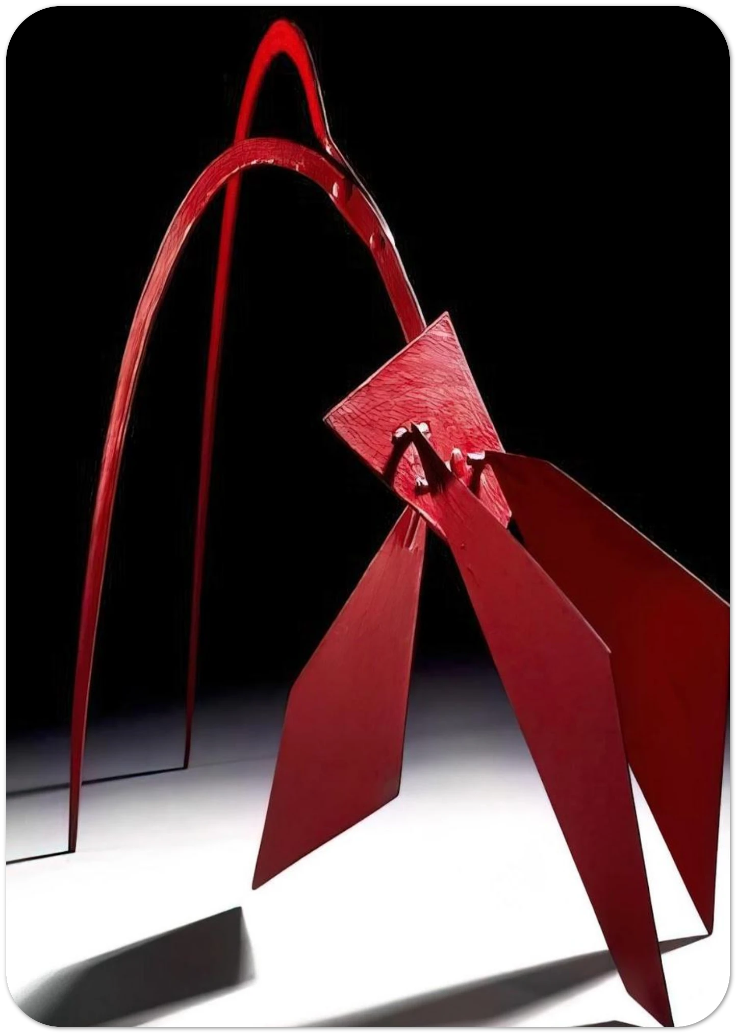 MAQUETTE FOR FLAMINGO 1972 By Alexander Calder Pack of 10 Post Cards | Alexander Calder Post Cards | A6 (10.5 x 14.8 cm) - 4.1 x 5.8 inches