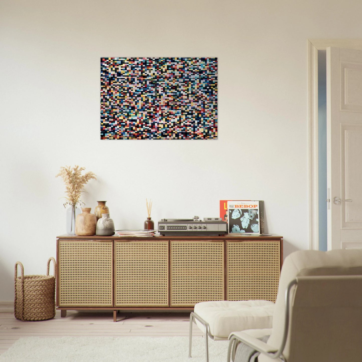 4096 COLOURS 1974 - Gerhard Richter Brushed Aluminum Print - 70x100 cm / 28x40 inches | Gerhard Richter Aluminum Print | Gerhard Richter Prints