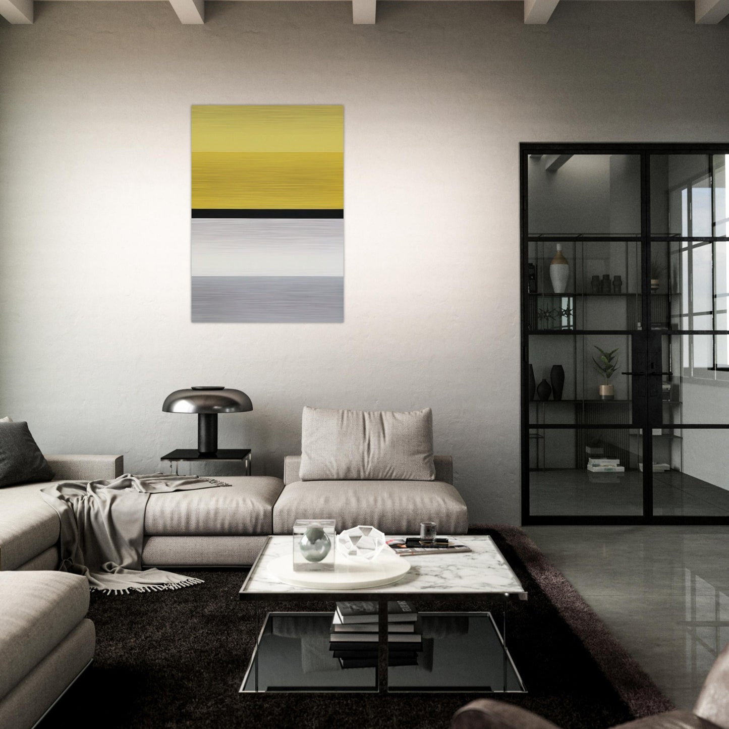Dominican - Ellsworth Kelly Brushed Aluminum Print - 70x100 cm / 28x40 inches | Ellsworth Kelly Aluminum Print | Ellsworth Kelly Prints