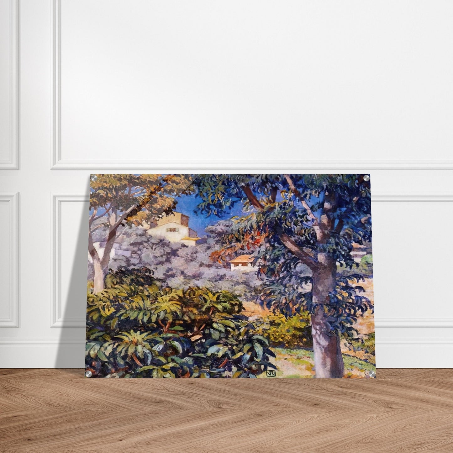 NOON LANDSCAPE - Theo van Rysselberghe Acrylic Print - 70x100 cm / 28x40″ inches | Theo van Rysselberghe Wall Art | Theo van Rysselberghe Prints