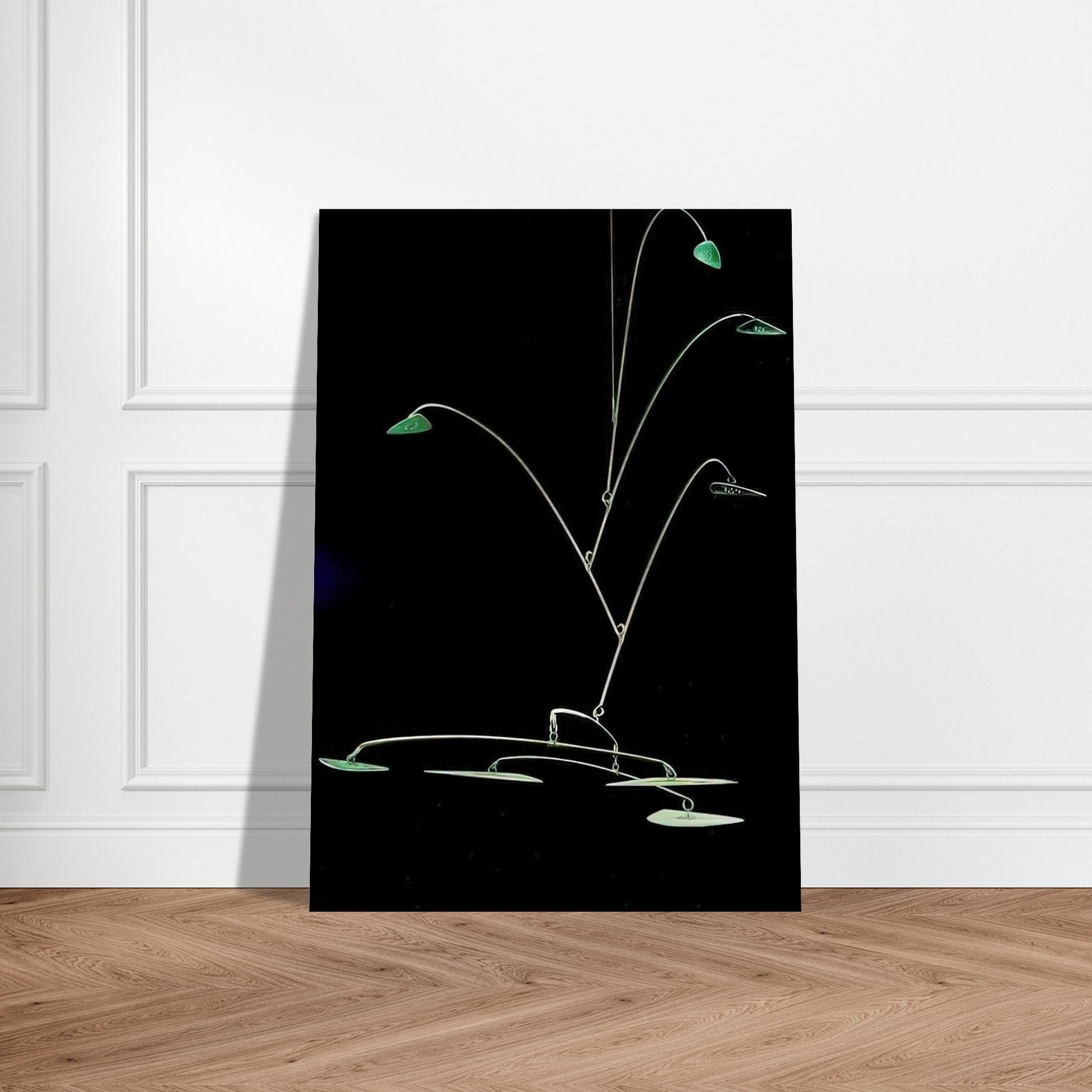 STAINLESS STEALER 1966 - Alexander Calder Brushed Aluminum Print - 70x100 cm / 28x40 inches | Alexander Calder Aluminum Print | Alexander Calder Prints