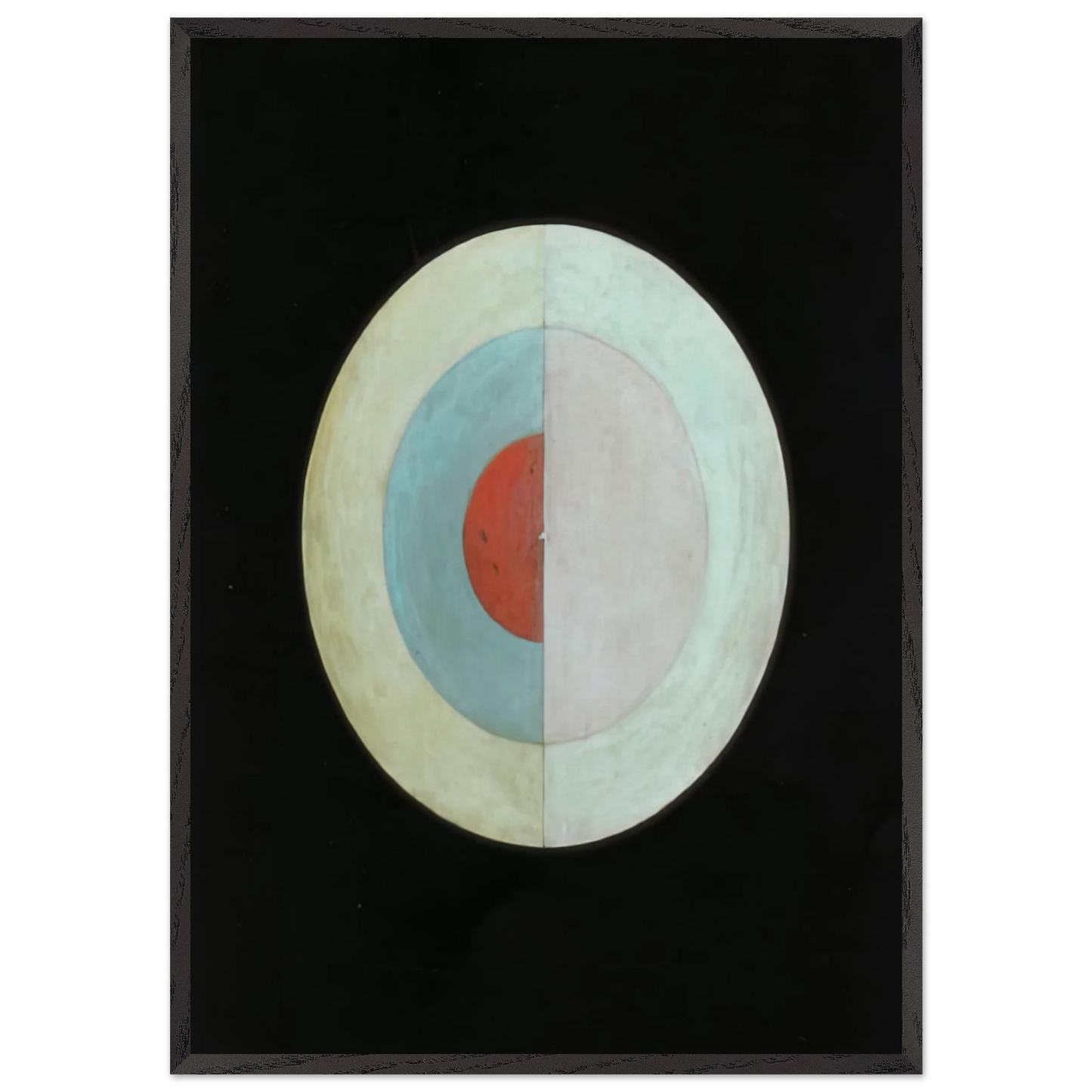 THE SWAN NO 16 1915 - Hilma af Klint 70x100 cm / 28x40 inches Framed Art Print – Black Wooden Frame