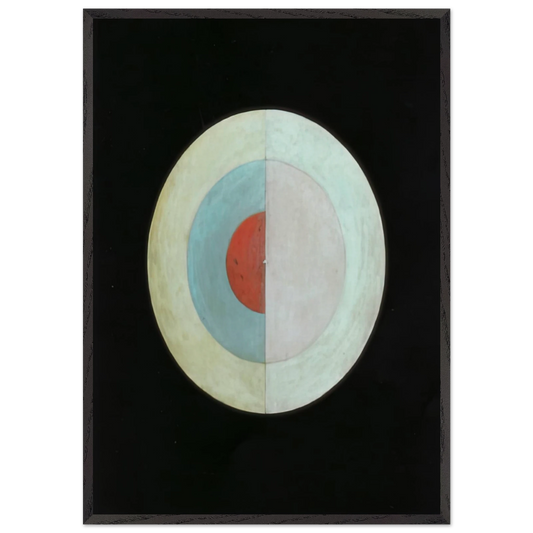 THE SWAN NO 16 1915 - Hilma af Klint 70x100 cm / 28x40 inches Framed Art Print – Black Wooden Frame