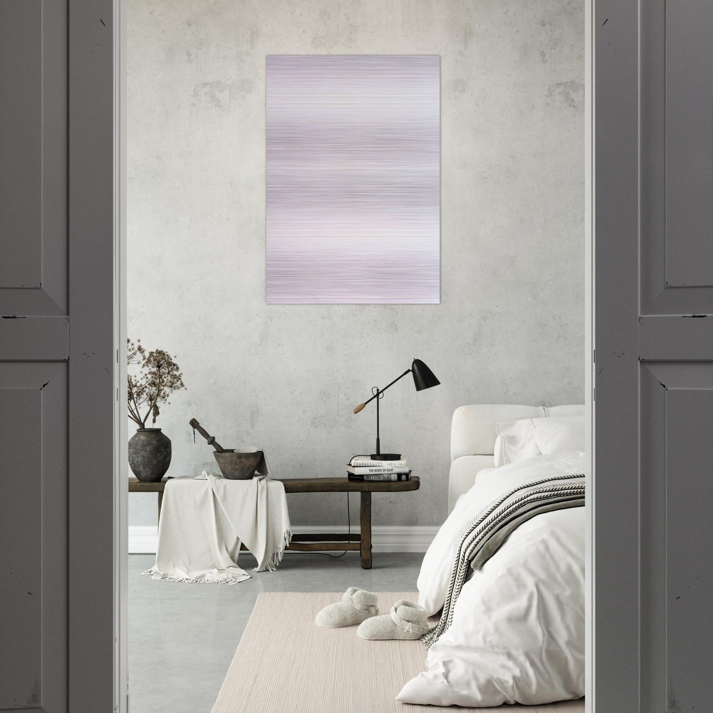 Untitled No. 1 - Agnes Martin Brushed Aluminum Print - 70x100 cm / 28x40 inches | Agnes Martin Aluminum Print | Agnes Martin Prints