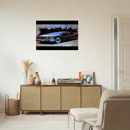 Syd Mead - Syd Mead Brushed Aluminum Print - 70x100 cm / 28x40 inches | Syd Mead Aluminum Print | Syd Mead Prints