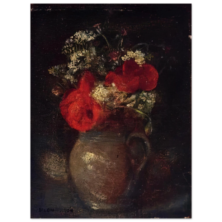 Odilon Redon - BOUQUET  75x100 cm / 30x40inches Fine Art Poster