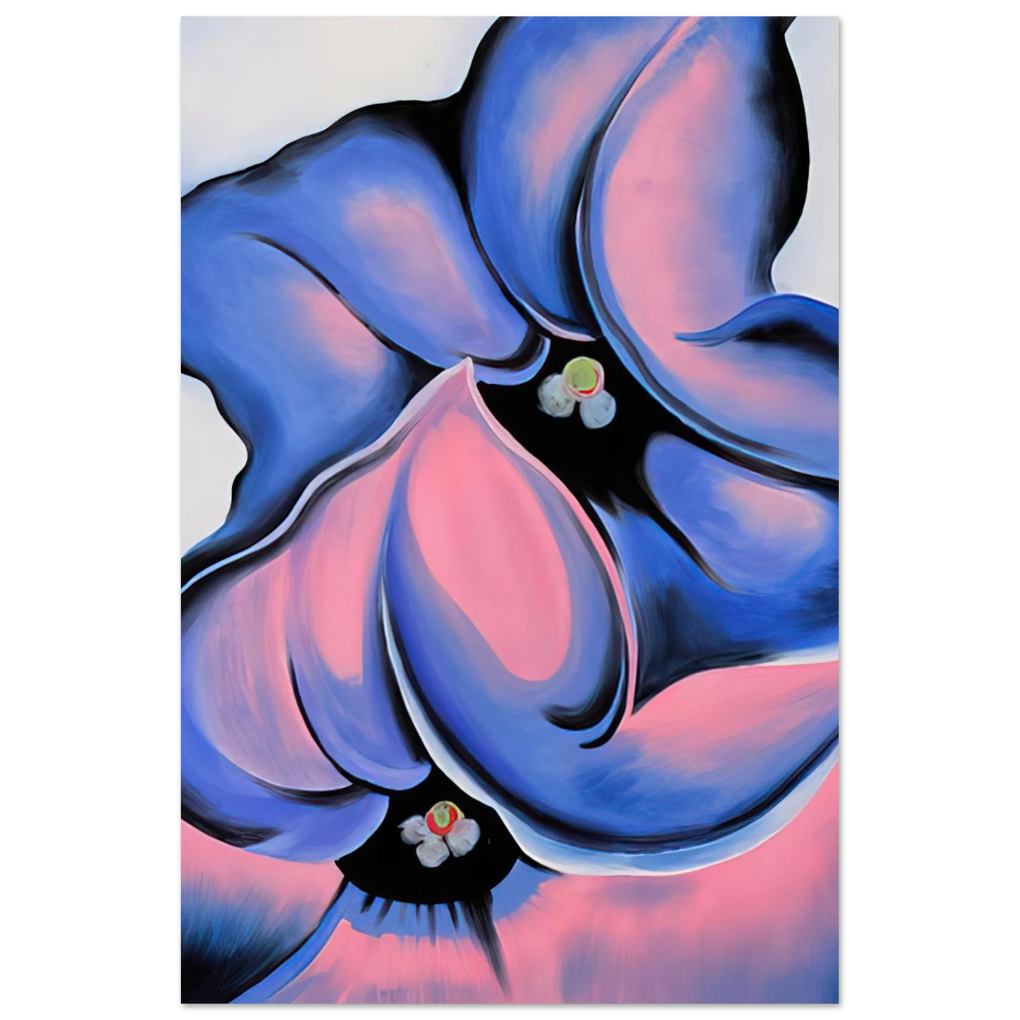 Georgia O'Keeffe - Purple Petunia Fine Art Poster