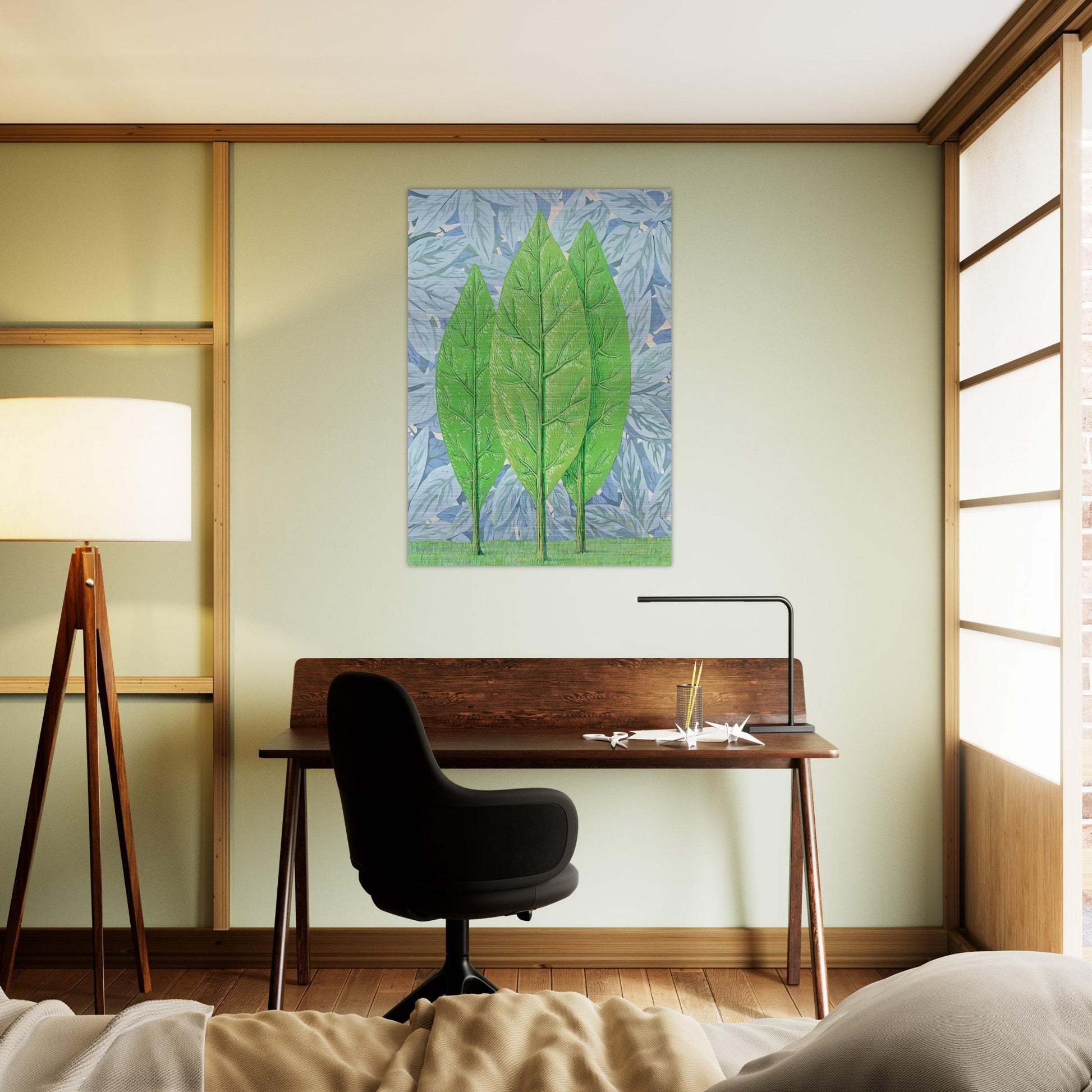 THE GOOD SEASON 1961 - Rene Magritte Brushed Aluminum Print - 70x100 cm / 28x40 inches | Rene Magritte Aluminum Print | Rene Magritte Prints