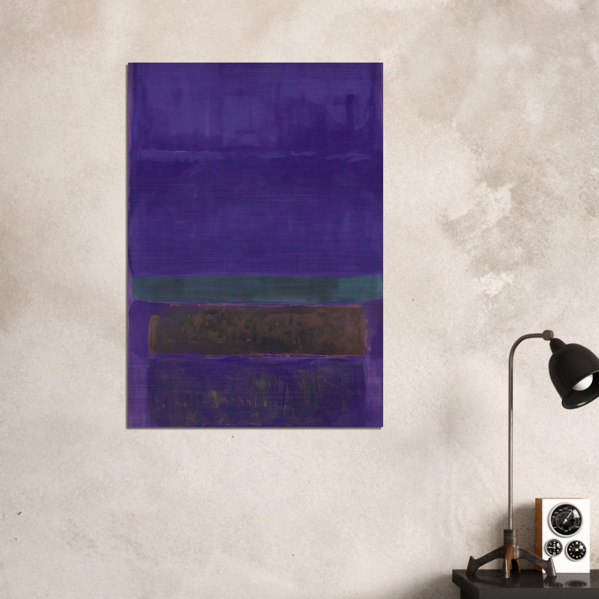 Untitled [Blue, Green, and Brown] - 1952 - Mark Rothko Brushed Aluminum Print - 70x100 cm / 28x40 inches | Mark Rothko Aluminum Print | Mark Rothko Prints