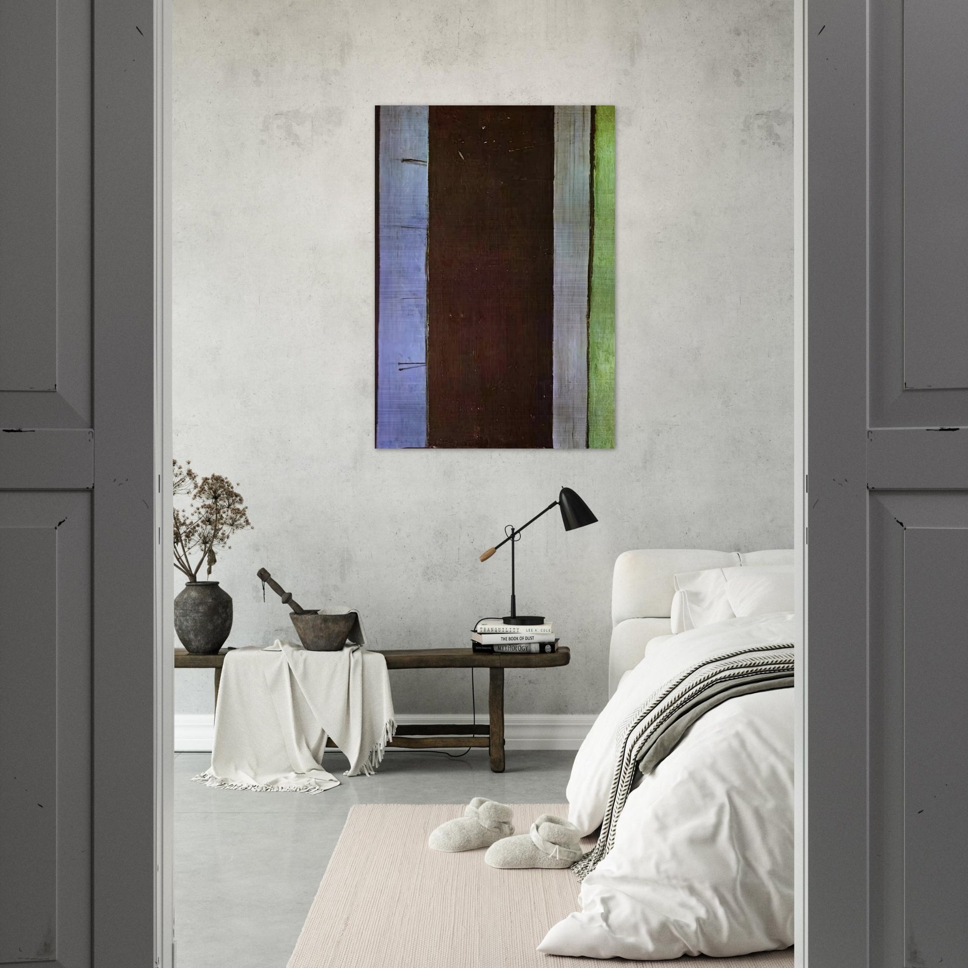 FRENCH WINDOW AT COLLIOURE - Henri Matisse Brushed Aluminum Print - 70x100 cm / 28x40 inches | Henri Matisse Aluminum Print | Henri Matisse Prints