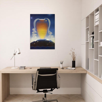 Even Song - 1930 - Agnes Lawrence Pelton Brushed Aluminum Print - 70x100 cm / 28x40 inches | Agnes Lawrence Pelton Aluminum Print | Agnes Lawrence Pelton Prints