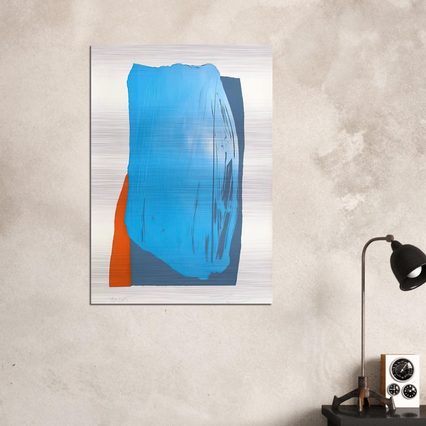 Moro II - 1981 - Larry Zox Brushed Aluminum Print - 70x100 cm / 28x40 inches | Larry Zox Aluminum Print | Larry Zox Prints