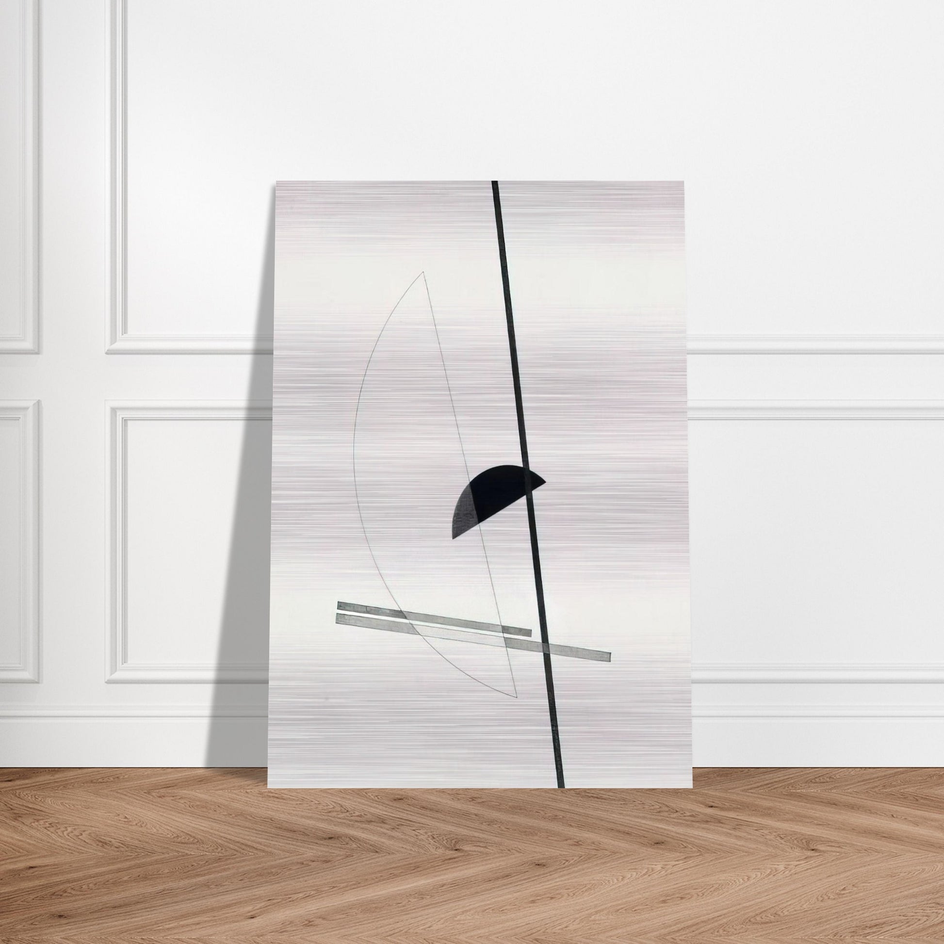 Construction - Laszlo Moholy-Nagy Brushed Aluminum Print - 70x100 cm / 28x40 inches | Laszlo Moholy-Nagy Aluminum Print | Laszlo Moholy-Nagy Prints