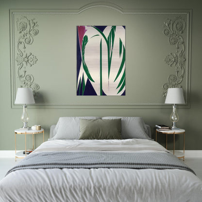 Rising Green - Lee Krasner Brushed Aluminum Print - 70x100 cm / 28x40 inches | Lee Krasner Aluminum Print | Lee Krasner Prints