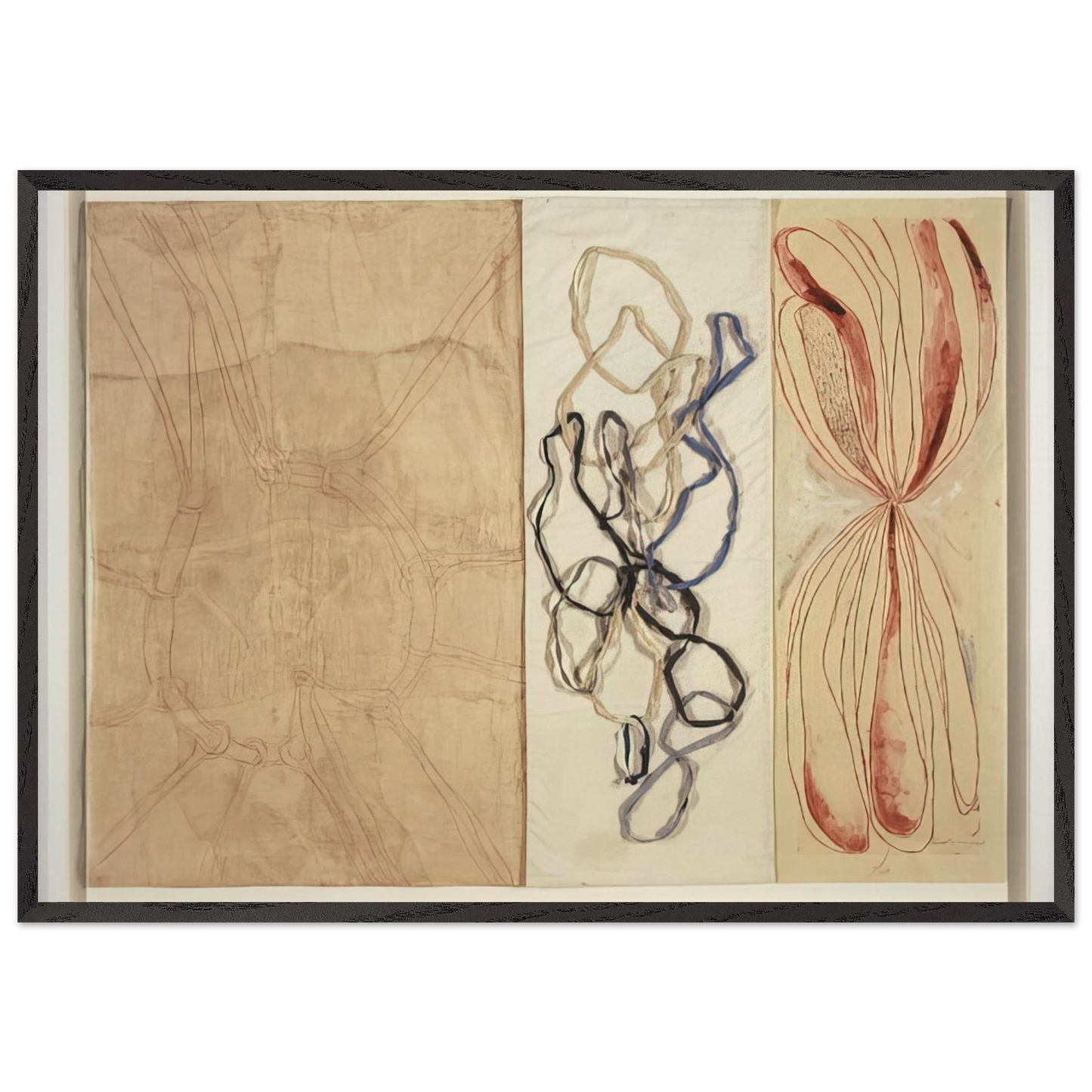 A STRETCH OF TIME 2007 - Louise Bourgeois 70x100 cm / 28x40 inches Framed Art Print – Black Wooden Frame
