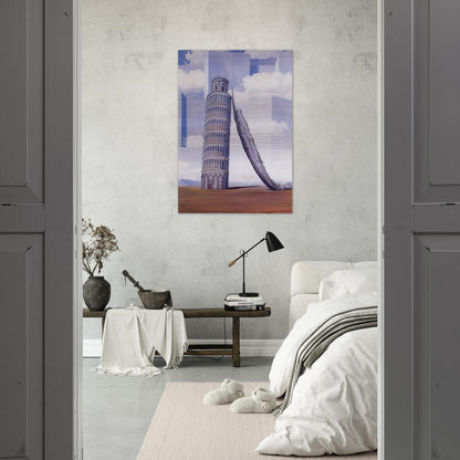 MEMORY OF A JOURNEY 1955 - Rene Magritte Brushed Aluminum Print - 70x100 cm / 28x40 inches | Rene Magritte Aluminum Print | Rene Magritte Prints