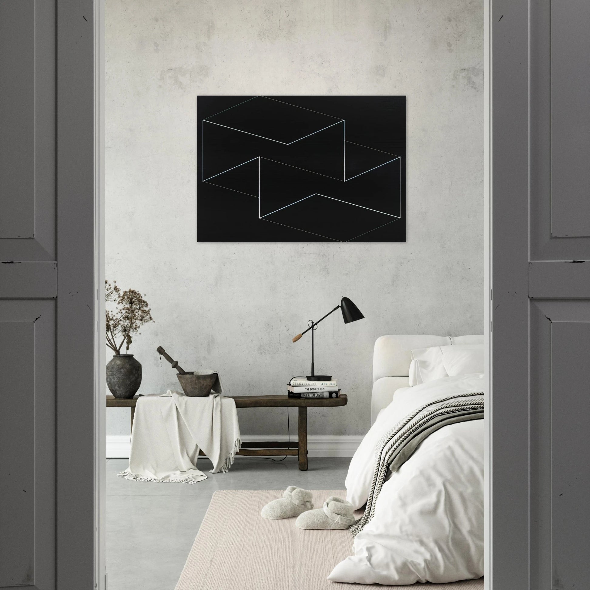 F M E 5 1962 - Josef Albers Brushed Aluminum Print - 70x100 cm / 28x40 inches | Josef Albers Aluminum Print | Josef Albers Prints