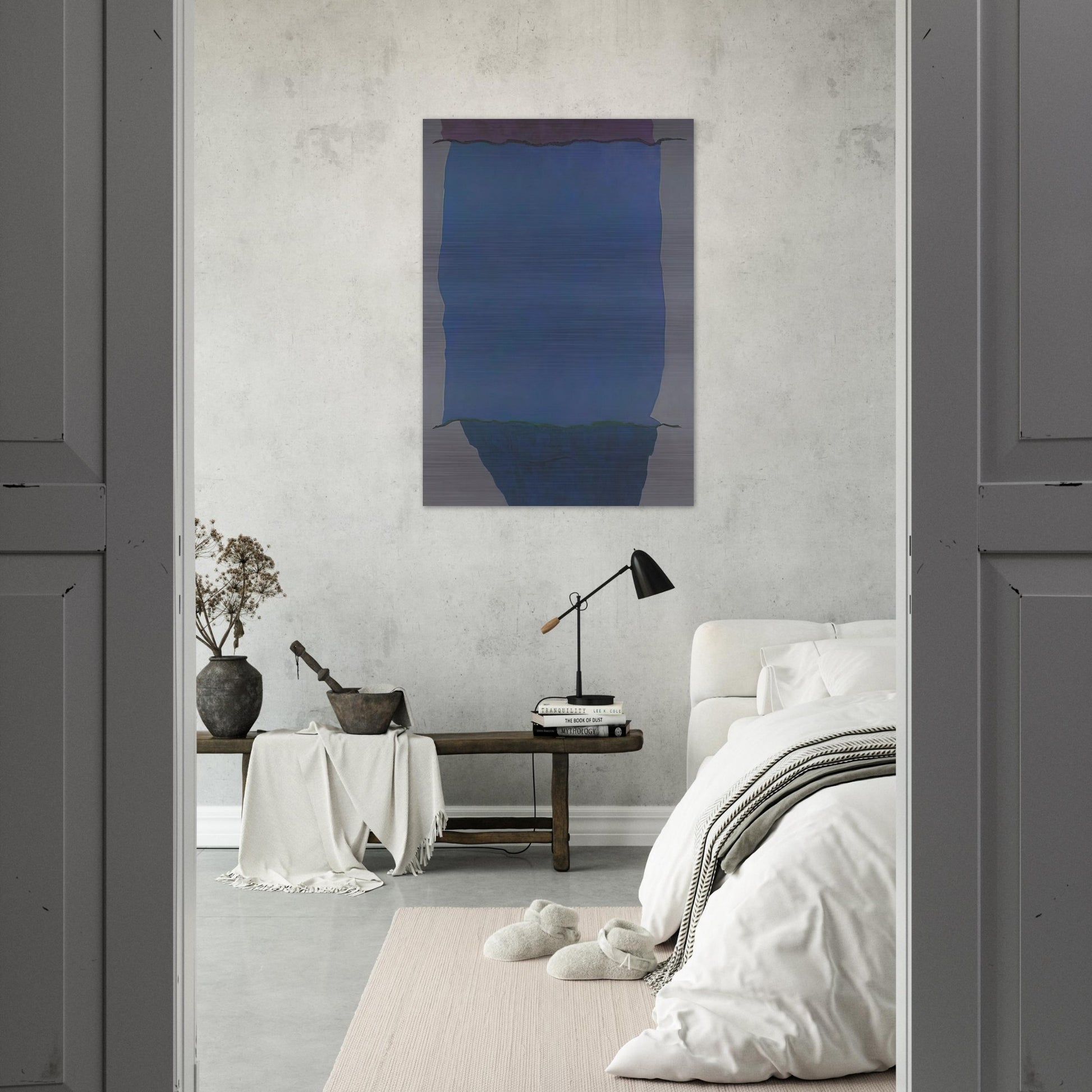 Infinity Field, Lefkada Series - 1979 - Theodoros Stamos Brushed Aluminum Print - 70x100 cm / 28x40 inches | Theodoros Stamos Aluminum Print | Theodoros Stamos Prints