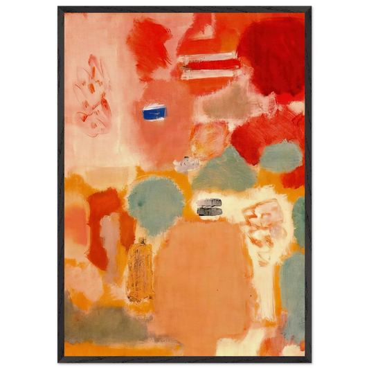 No 21 - 1949 - Mark Rothko 70x100 cm / 28x40 inches Framed Art Print – Black Wooden Frame