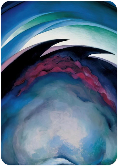From the Plains I By Georgia O'Keeffe Pack of 10 Post Cards | Georgia O'Keeffe Post Cards | A6 (10.5 x 14.8 cm) - 4.1 x 5.8 inches