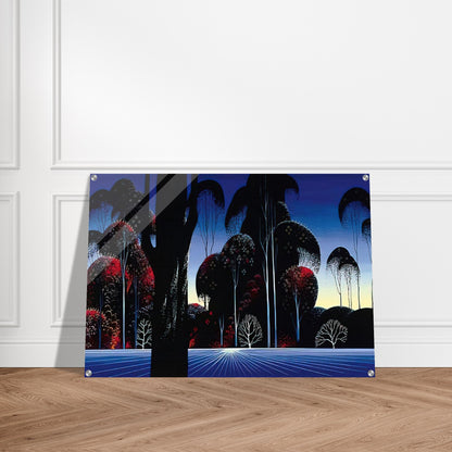 Dark Silence - Eyvind Earle Acrylic Print - 70x100 cm / 28x40″ inches
