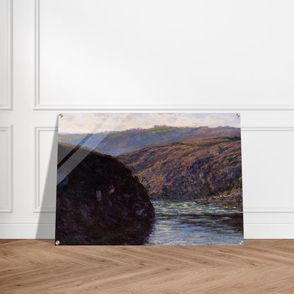 Valley of the Creuse, Afternoon Sunlight - claude monet Acrylic Print - 70x100 cm / 28x40″ inches