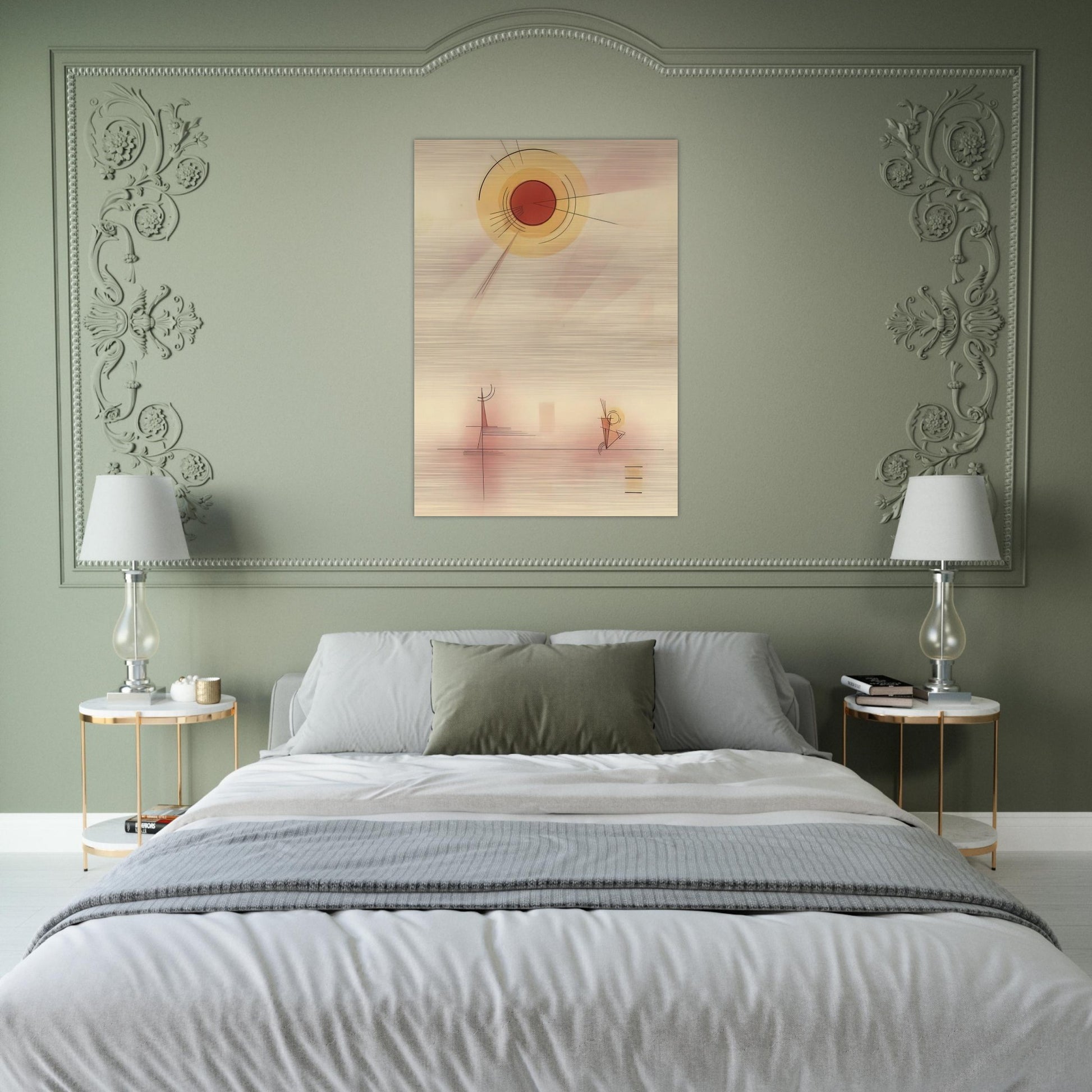 STRAHLEN 1929 - Wassily Kandinsky Brushed Aluminum Print - 70x100 cm / 28x40 inches | Wassily Kandinsky Aluminum Print | Wassily Kandinsky Prints