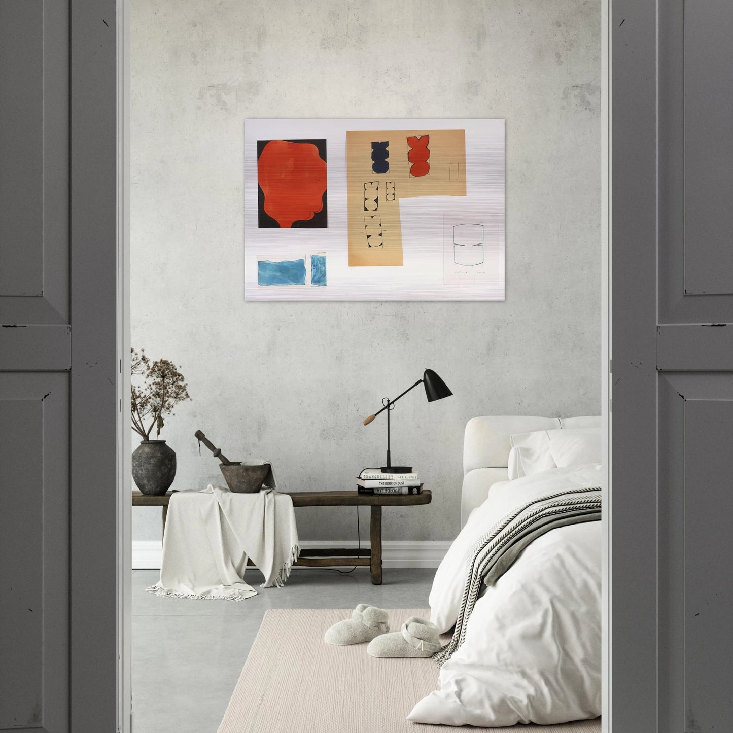 Tablet #91 - Ellsworth Kelly Brushed Aluminum Print - 70x100 cm / 28x40 inches | Ellsworth Kelly Aluminum Print | Ellsworth Kelly Prints
