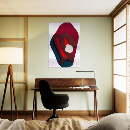 Enak s Tears. Terrestrial Forms - Jean Arp Brushed Aluminum Print - 70x100 cm / 28x40 inches | Jean Arp Aluminum Print | Jean Arp Prints