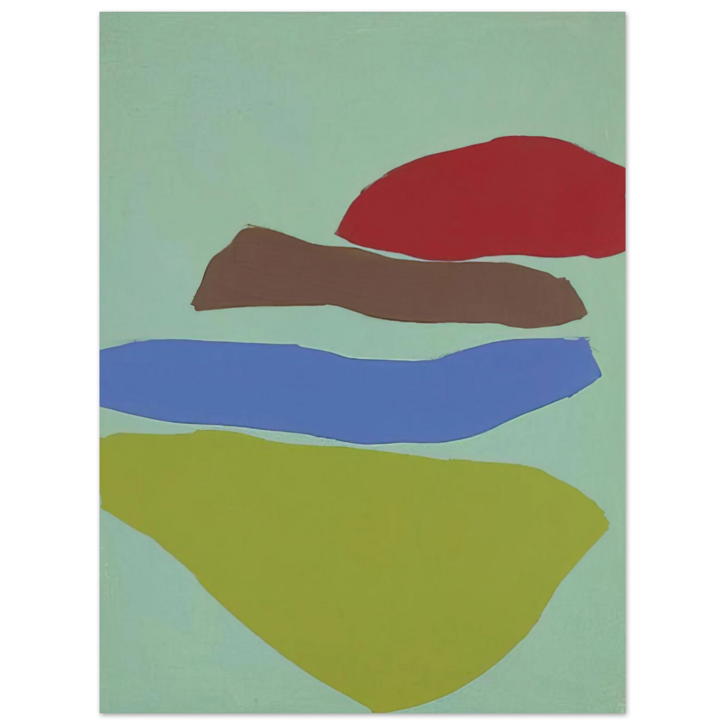 Ray Parker - Untitled - 1967  75x100 cm / 30x40inches Fine Art Poster