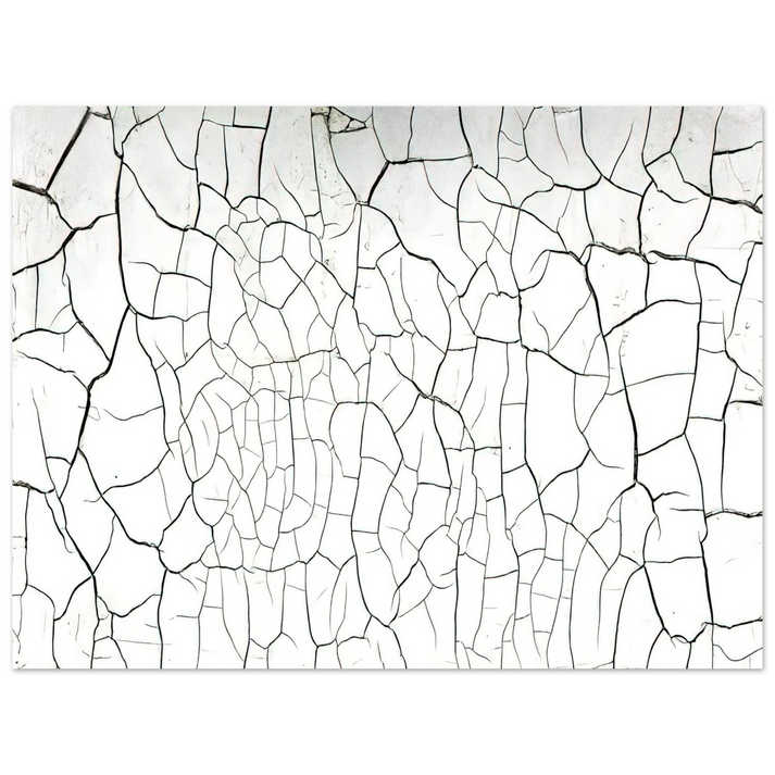 Alberto Burri - White Cretto - 1975  75x100 cm / 30x40inches Fine Art Poster