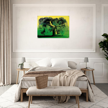 Sycamore - Eyvind Earle Acrylic Print - 70x100 cm / 28x40″ inches