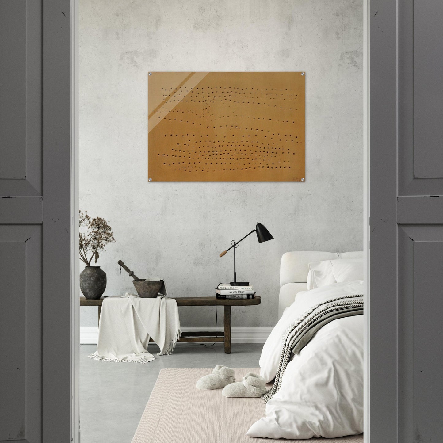 Concept Spatiale - 1950 - Lucio Fontana Acrylic Print - 70x100 cm / 28x40″ inches