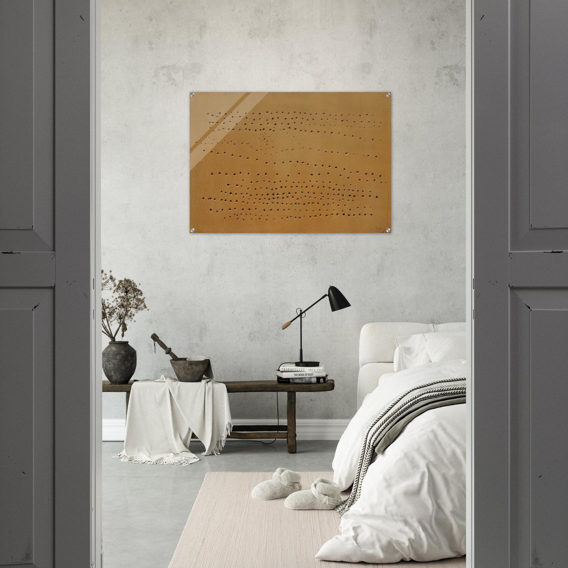 Concept Spatiale - 1950 - Lucio Fontana Acrylic Print - 70x100 cm / 28x40″ inches
