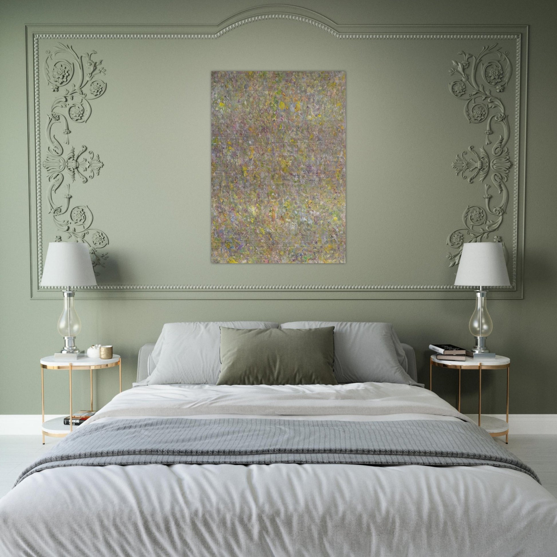 FLAG 1963 - Milton Resnick Brushed Aluminum Print - 70x100 cm / 28x40 inches | Milton Resnick Aluminum Print | Milton Resnick Prints