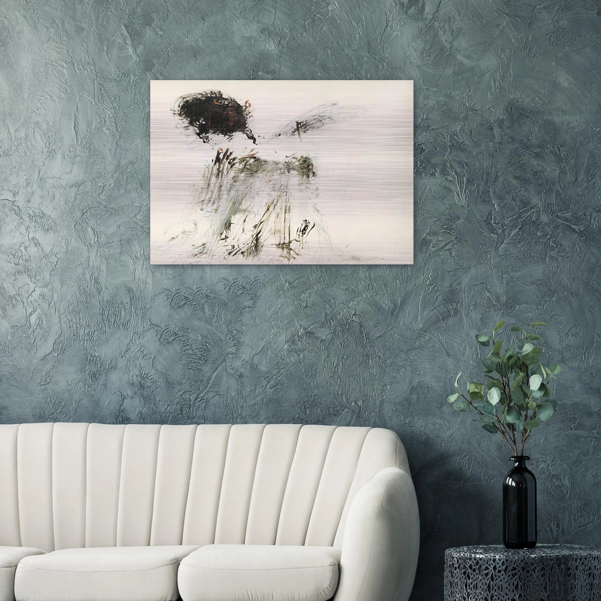 Ides of March - Cy Twombly Brushed Aluminum Print - 70x100 cm / 28x40 inches | Cy Twombly Aluminum Print | Cy Twombly Prints