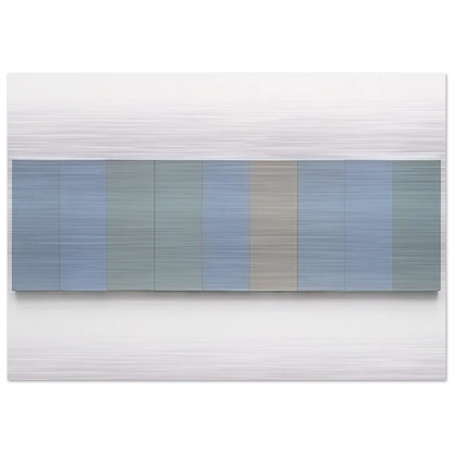 Ru Ware Project - 2012 - Brice Marden Brushed Aluminum Print - 70x100 cm / 28x40 inches | Brice Marden Aluminum Print | Brice Marden Prints